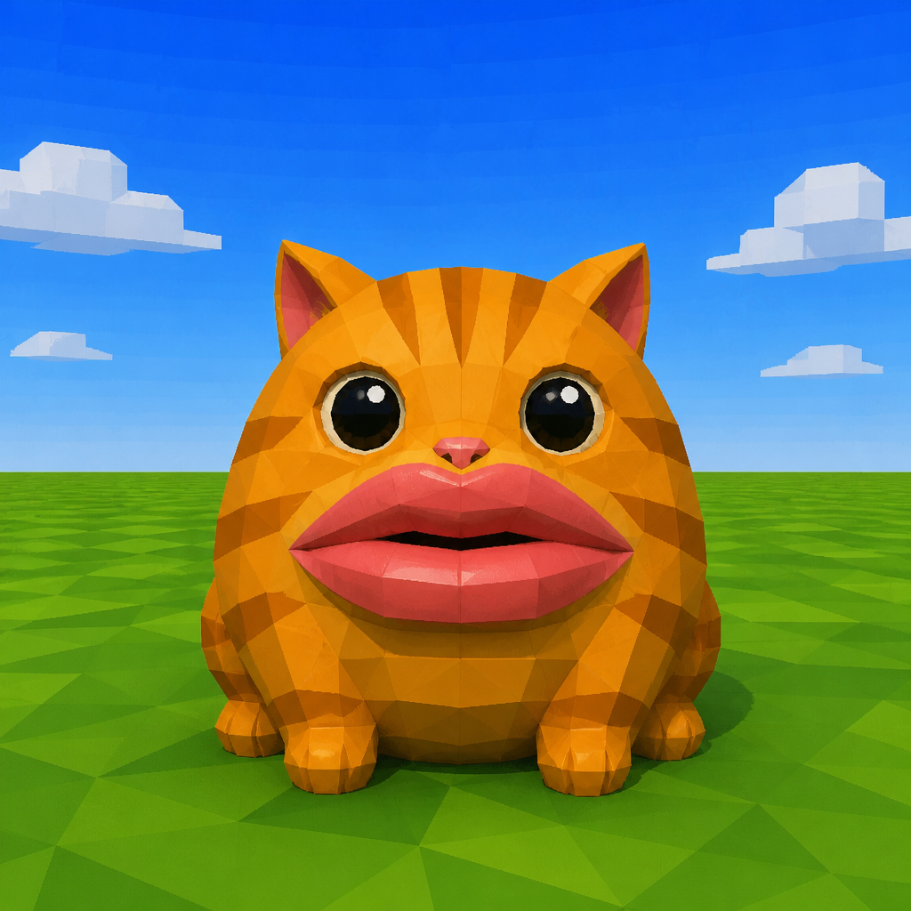 low poly CORF render